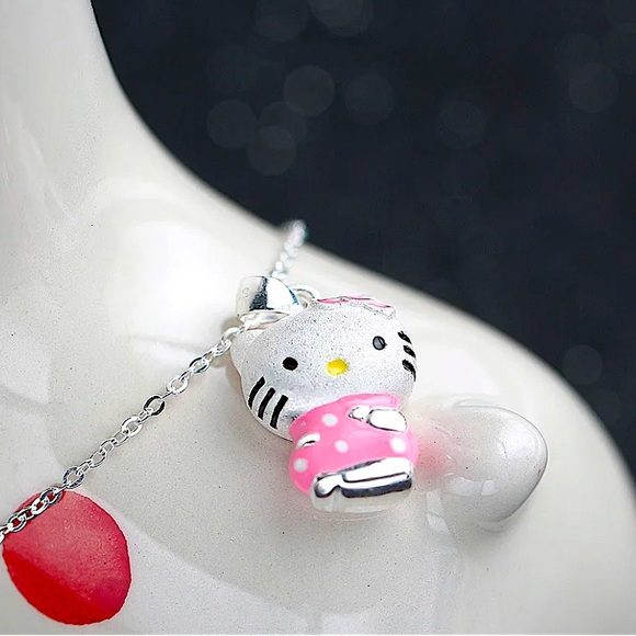 Hello Kitty Jewelry Hello Kitty Sterling Silver Charm Pendant